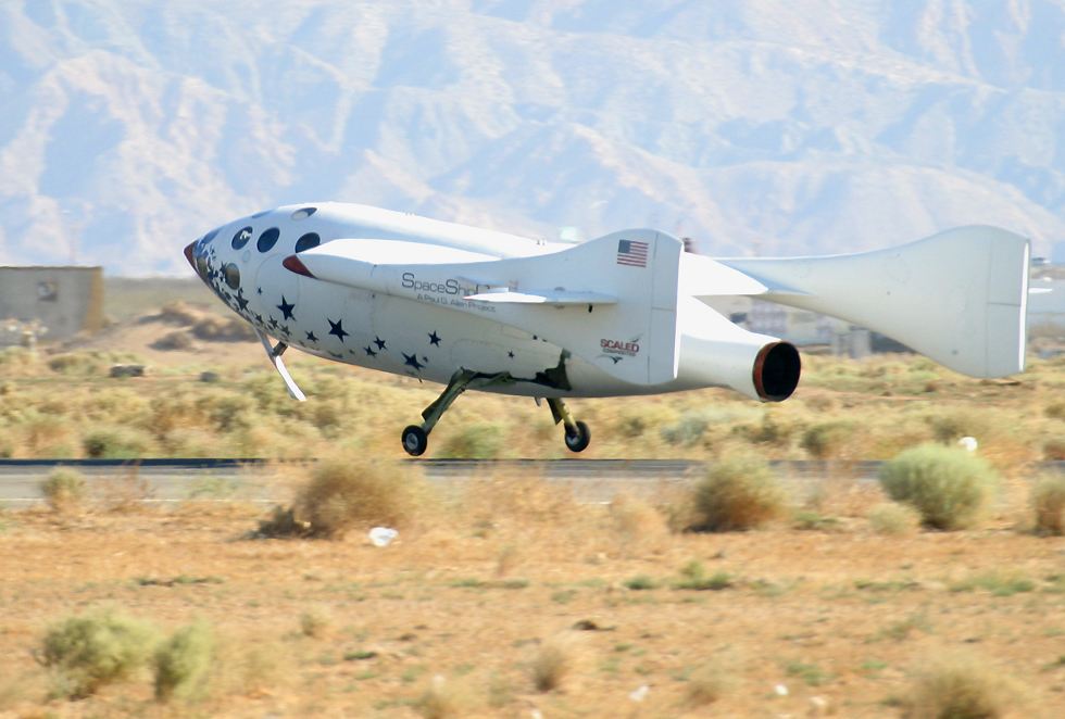 SpaceShipOne landing